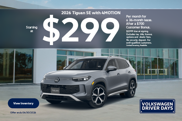 2026 Tiguan Lease